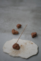 原土　香立て　/  Kanako Yoshida