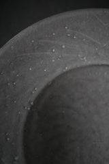 リムプレート　月肌　soil gray / Akari Sato