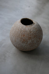 Moon Jar  満月壺　/ Testuya Hioki    Japanese  soil   Art 花器