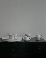 白瓷茶盆　茶盤　/ タナカシゲオ