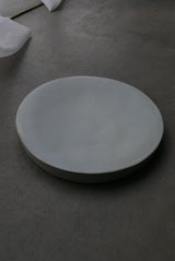 白瓷茶盆　茶盤　/ タナカシゲオ