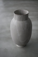 花器　オブジェ　月肌　soil gray / Akari Sato