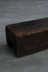 木　刳抜　少数民族　小椅子　小　/  Asian Antique　Primitive Wooden  Stool