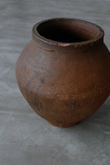 古常滑　不織壺　大壺　室町時代　/  Japanese Antiques