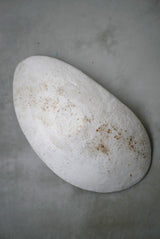 白化粧土　楢灰　茶盤　大皿/  Kanako Yoshida