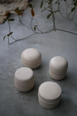 小箱　蓋物　石肌　/ Akari Sato