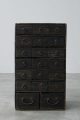 薬箪笥　浮造り　江戸時代　/  Japanese Antique　Drewer 　Chest　Tansu