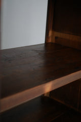 水屋カウンター　ガラス戸棚　大正時代　大型配送　/  Japanese Antiques Tansu Counter キャビネット
