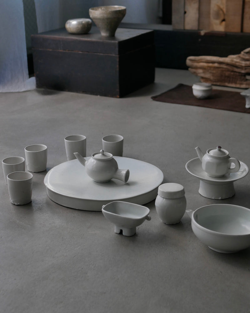 白瓷祭器豆鉢　小鉢　/ タナカシゲオ