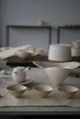 茶杯  ぐいのみ　【 Q 新釉薬 】/  Kanako Yoshida