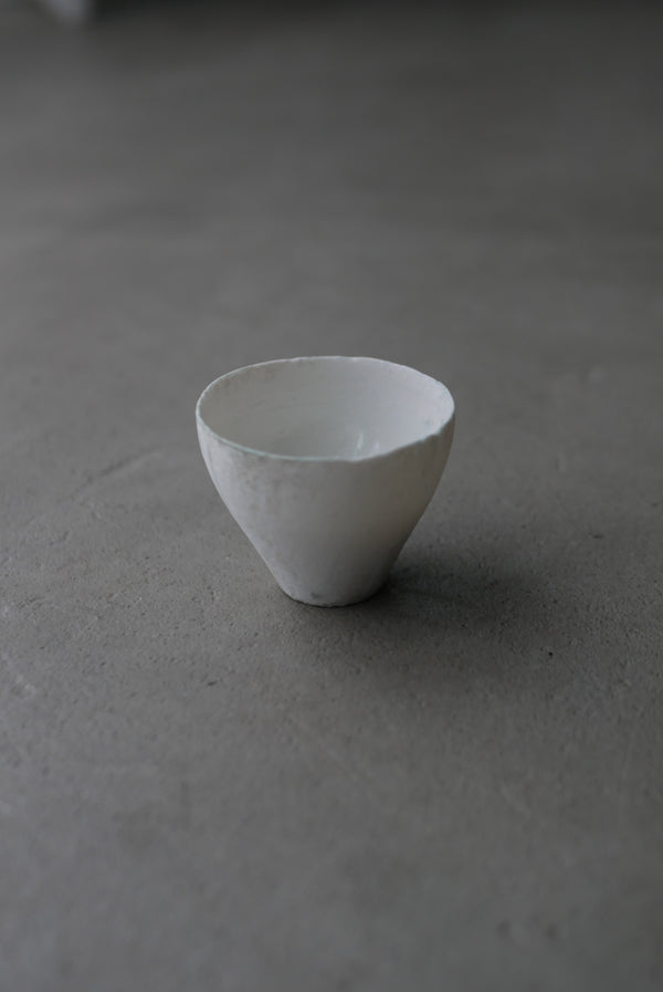 白磁　茶杯　S / Takahiro Yahagi