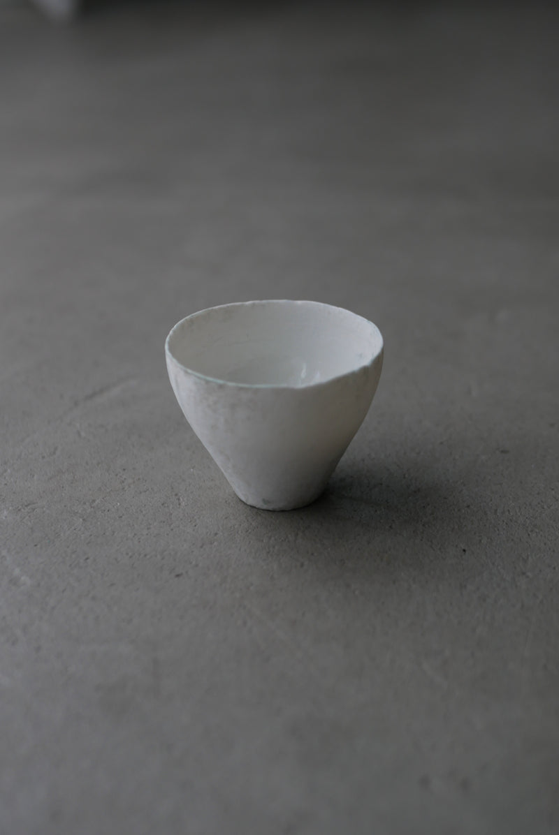 白磁　茶杯　S / Takahiro Yahagi