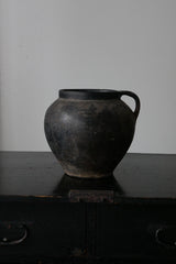 ウクライナ炭化壺  /  Japanese Antiques