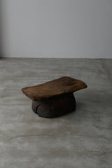くり抜き　無垢　Teaテーブル　大型配送　/  Asian  Antique Teatable coffee table
