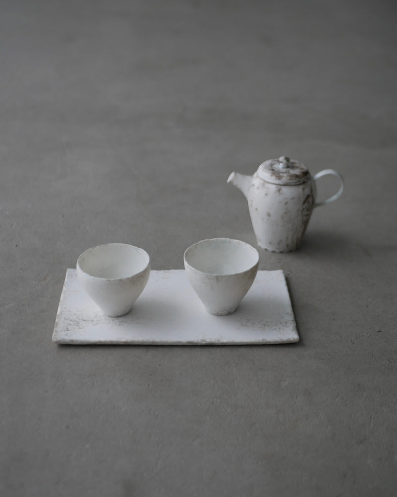 白磁　茶杯　S / Takahiro Yahagi