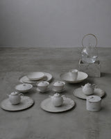 オーダー　墨流し　茶壺　flow  tea pot