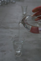 muru clear 硝子片口 / WASHIZUKA GLASS STUDIO
