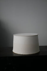 White Veil 釉かけ分け  台皿　/ Akari Sato