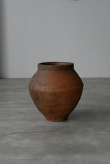 古常滑　不織壺　大壺　室町時代　/  Japanese Antiques