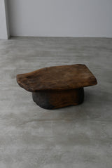 くり抜き　無垢　Teaテーブル　大型配送　/  Asian  Antique Teatable coffee table