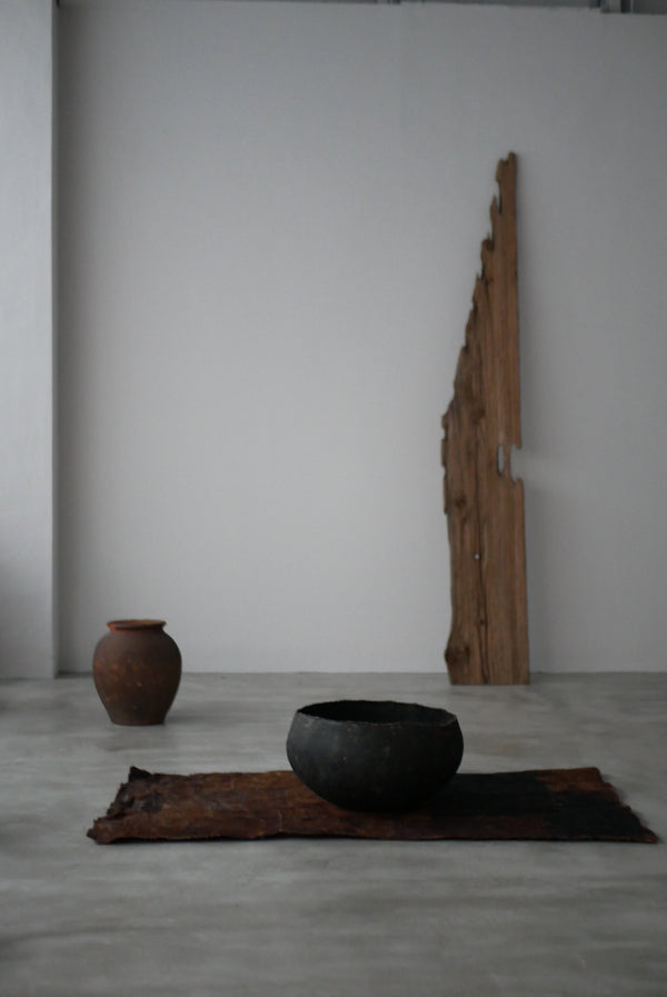 専用  /古船板　乾漆高杯　燭台江戸時代