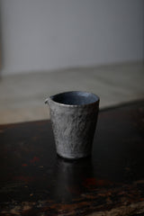 銀彩　片口  M  茶海　陶器　/ Yaku Murakami  村上躍