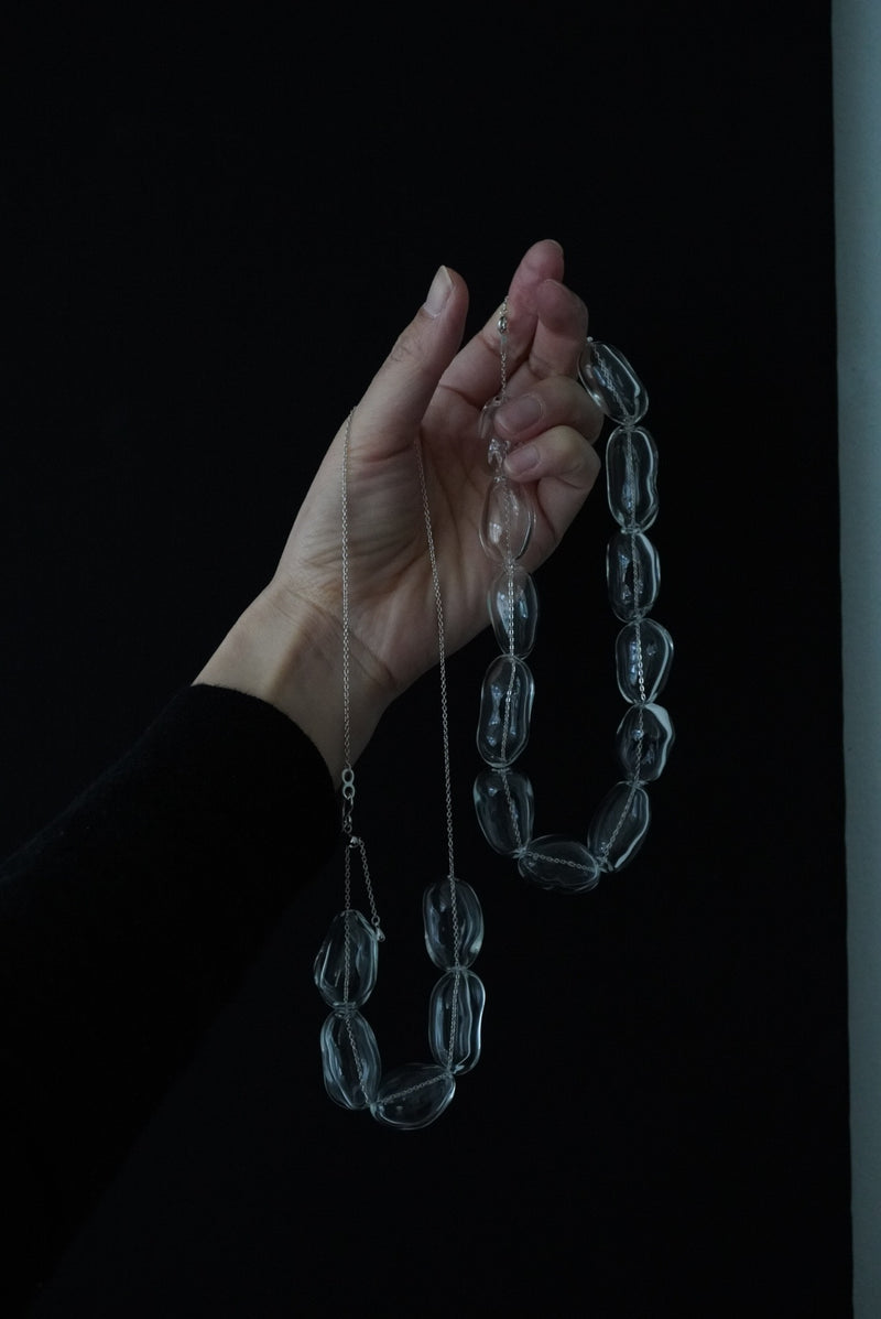 flow chain neckless 5stone / shisui