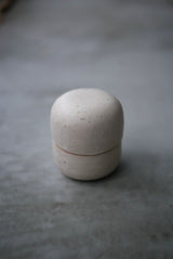 小箱　蓋物　石肌　/ Akari Sato