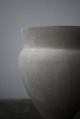 花器　オブジェ　月肌　soil gray / Akari Sato