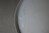 白磁  stone scrach  大皿　Takahiro Yahagi