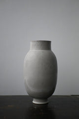 花器　オブジェ　月肌　soil gray / Akari Sato