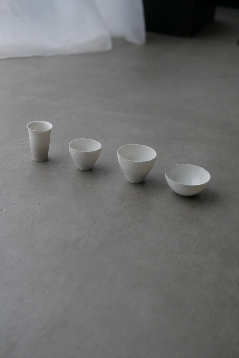 白磁　茶杯　S / Takahiro Yahagi