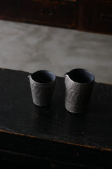 銀彩　片口 L 茶海　陶器　/ Yaku Murakami  村上躍