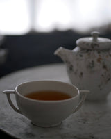 白瓷双耳付茶杯　S/M　/ タナカシゲオ