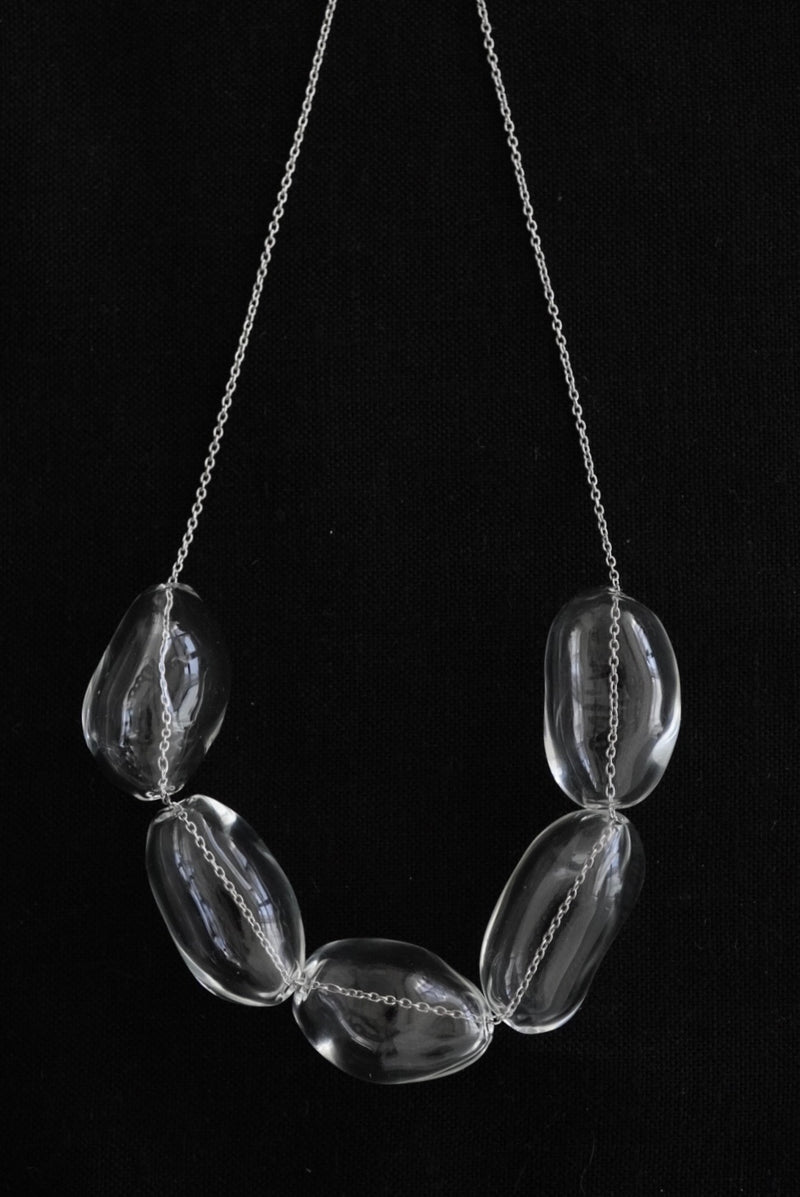 flow chain neckless 5stone / shisui