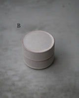 小箱　蓋物　月肌　soil gray / Akari Sato