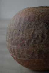 Moon Jar  満月壺　直径20/ Testuya Hioki    Japanese  soil   Art 花器