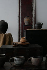 小さな木台　無垢材　Japanese 　Primitive Wood