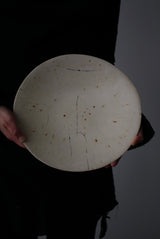 ドローイング　大皿/ Akari Sato 石肌