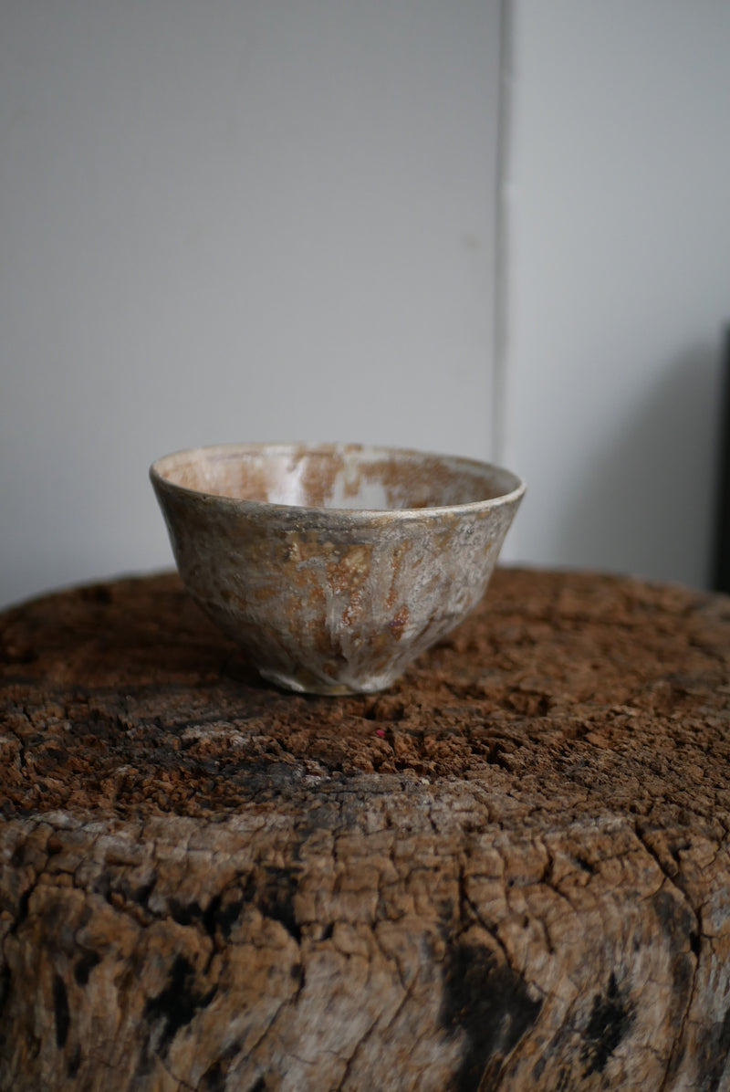 茶煙銀彩　抹茶碗  /菊地　亨