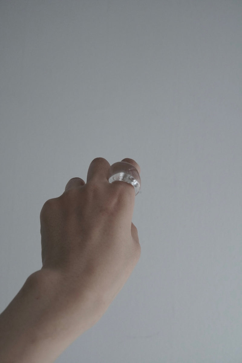 clear wrap _moment ring  / shisui
