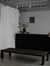 HOLD 黒漆　木製テーブル　江戸時代　/  Japanese Antique Table Made by Nagahuji