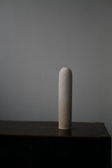 釉かけ分け　花器　White &Stone Veil    / Akari Sato