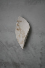 専用オーダー / 花弁　茶則　白化粧土　楢灰　/  Kanako Yoshida