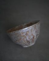 茶煙銀彩　抹茶碗  /菊地　亨