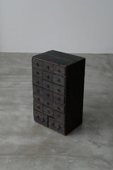 薬箪笥　浮造り　江戸時代　/  Japanese Antique　Drewer 　Chest　Tansu