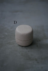 小箱　蓋物　石肌　/ Akari Sato