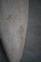 花片オブジェ　大　白化粧土　楢灰　基本フォーマット/  Kanako Yoshida