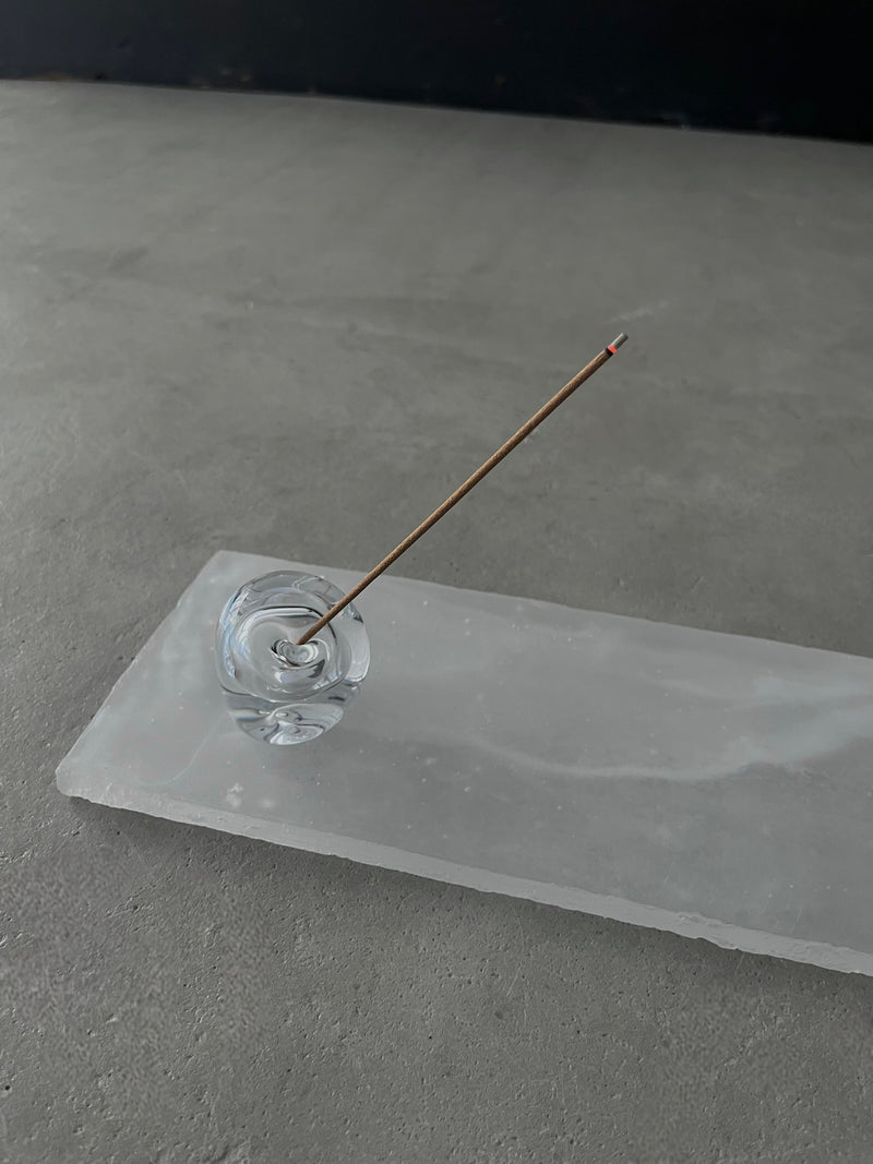 flow stone incense holder / shisui