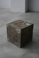 Soil  Cube L  立方体 / Testuya Hioki    Japanese  soil   Art 花器